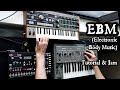 EBM (Electronic Body Music) Tutorial and Performance: Elektron Analog Four, Roland SH-101, MicroKorg