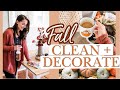 🍁FALL CLEAN + DECORATE WITH ME 2021 | MESSY TO MAGICAL! ✨Minimalist, Hygge decor! Declutter With Me