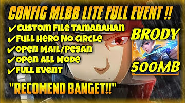 DATA MLBB LITE FULL EVENT RASA ORI CUMA 500MB TERBARU!!
