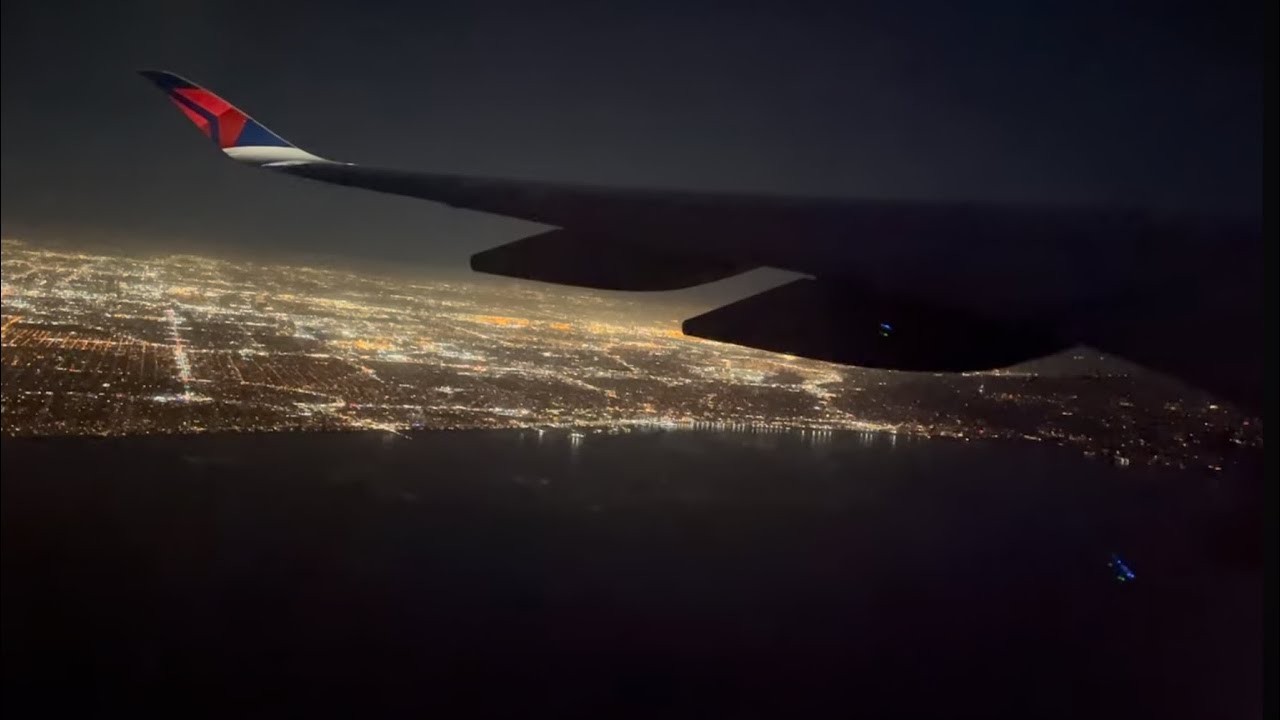 Delta A350-900 Pushback, Taxi, and Takeoff from Los Angeles (LAX)