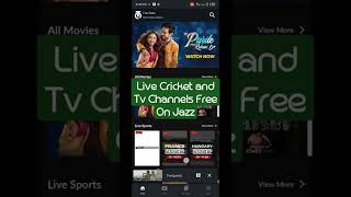 Free Live Cricket and Tv Channels on Jazz screenshot 5