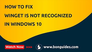 how to fix winget is not recognized error in windows 10 | enable winget on windows 10