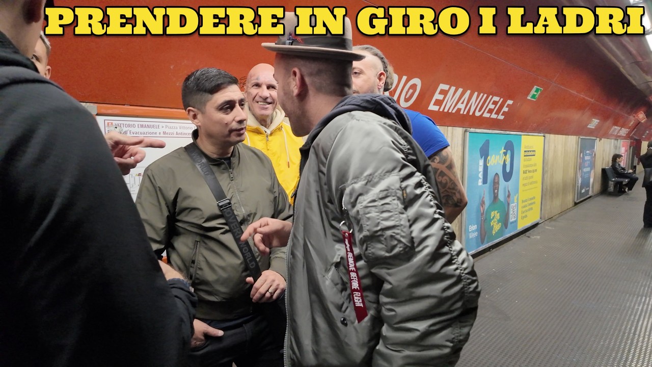 Enzuccio e Il Pancio: faccia a faccia con i ladri (reazione assurda)