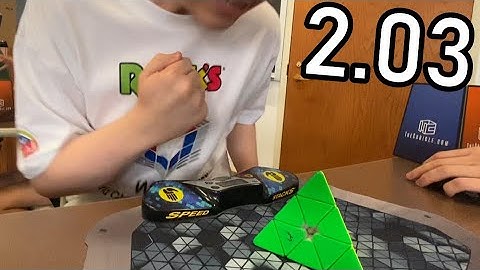 2.03 Official Pyraminx Average! (42nd in the World)