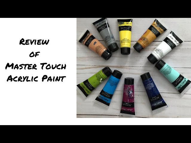 Review of Master Touch Paints/ Master's Touch Acrylic 36-Piece Paint 