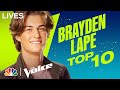 Brayden Lape Performs Kane Brown's "Homesick" | NBC's The Voice Top 10 2022