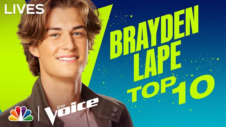Brayden Lape Performs Kane Brown's "Homesick" | NBC's The Voice Top 10 2022