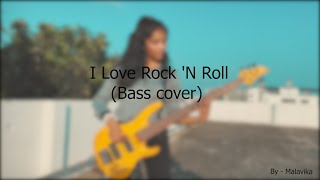 Joan Jett &amp; The Blackhearts - I Love Rock N&#39; Roll (Bass Cover by Malavika) | Table for 4