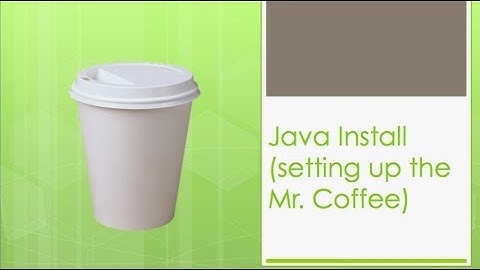 CISC 190 - Java Install