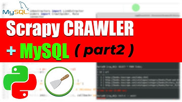 Scrapy Crawler with MySQL & Python | Web Scraping (part 2)