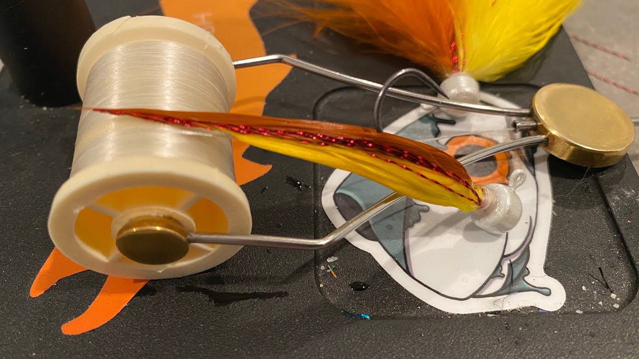 Tying marabou jig Basic twotone marabou jig. YouTube