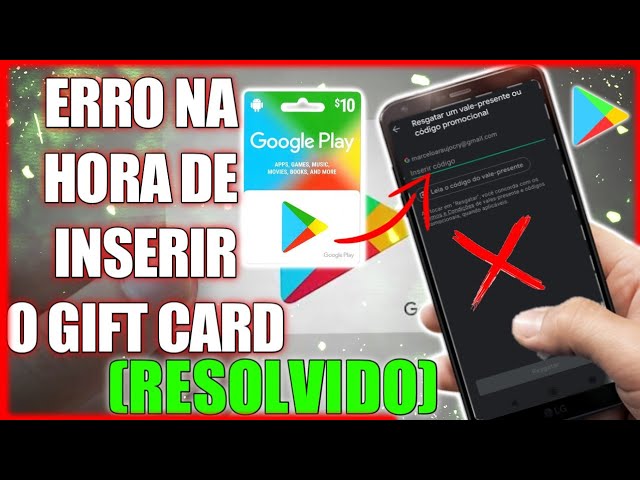 Meu Gift Card, quando eu vou resgatar aparece. Esse código não funcionou.  Tente novamente. Se o cód - Comunidade Google Play