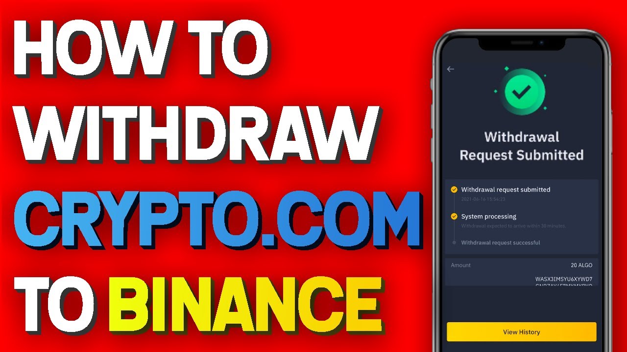 How To Withdraw From Crypto.com To Binance (2021)