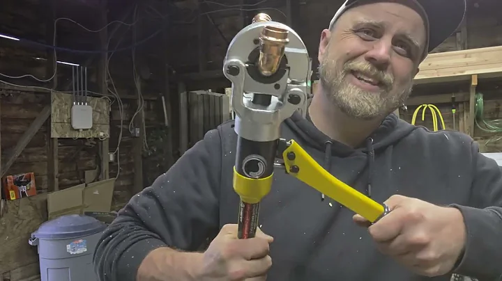 DIY Plumbing tool review - Anbull Copper Crimping Pipe Press