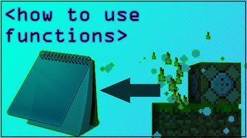 How to use Functions in Minecraft 1.12