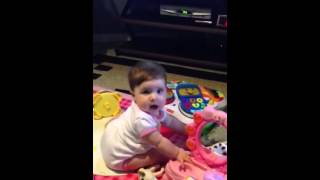 Daddy Startles The Baby