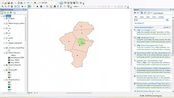 Thiessen Polygon Method in ArcGIS, Average Precipitation