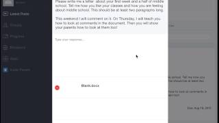 Turning in Edmodo Assignment on the iPad