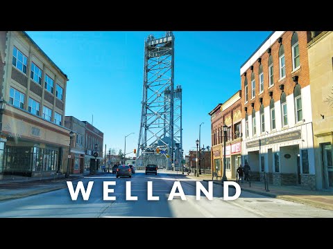 Welland Downtown Drive 4K - Ontario, Canada