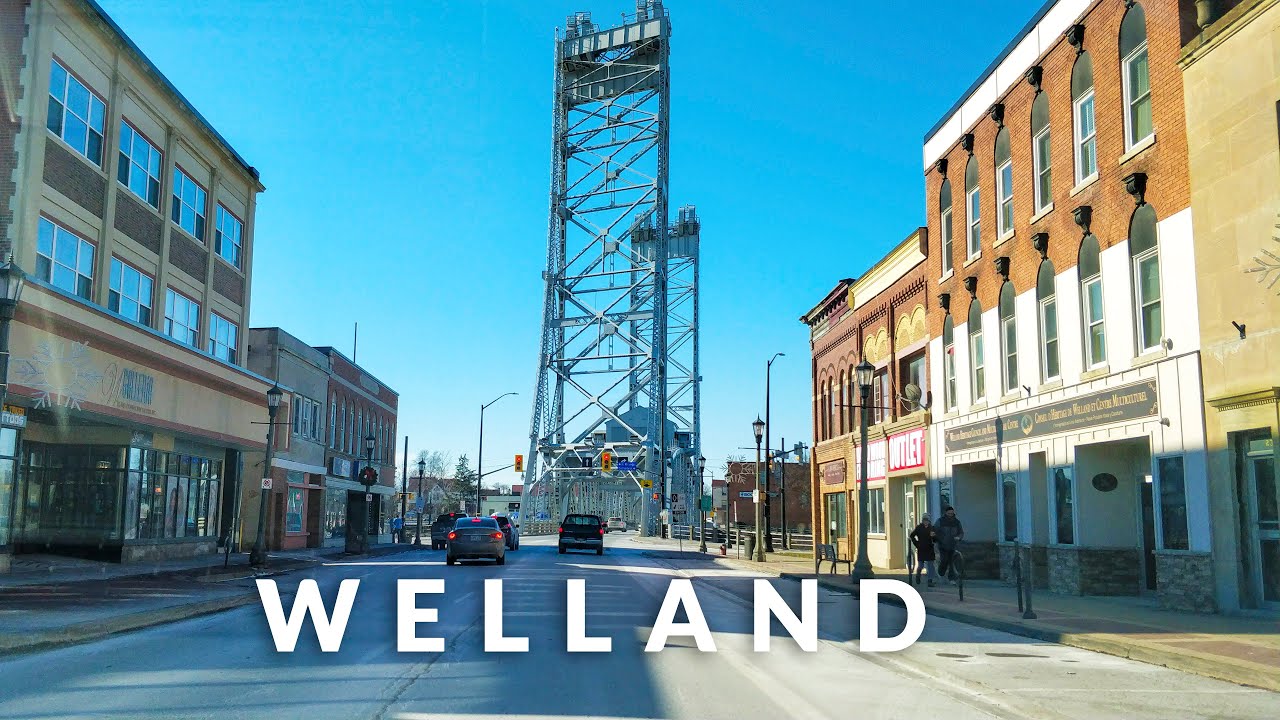Welland Downtown Drive 4K Ontario, Canada YouTube