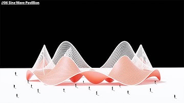 Sine Wave Pavillion Grasshopper Tutorial