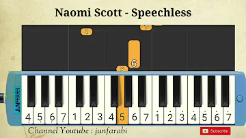 Naomi Scott | Speechless | From Aladdin | pianika melodika easy