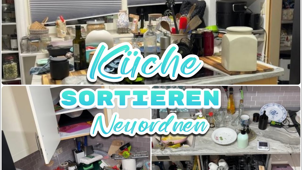 Küche sortieren ordnen /putzvlog /clean with me/2025