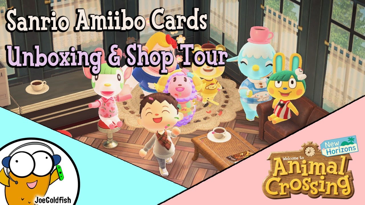 Animal Crossing Sanrio Amiibo Card Unboxing & Shop Tour