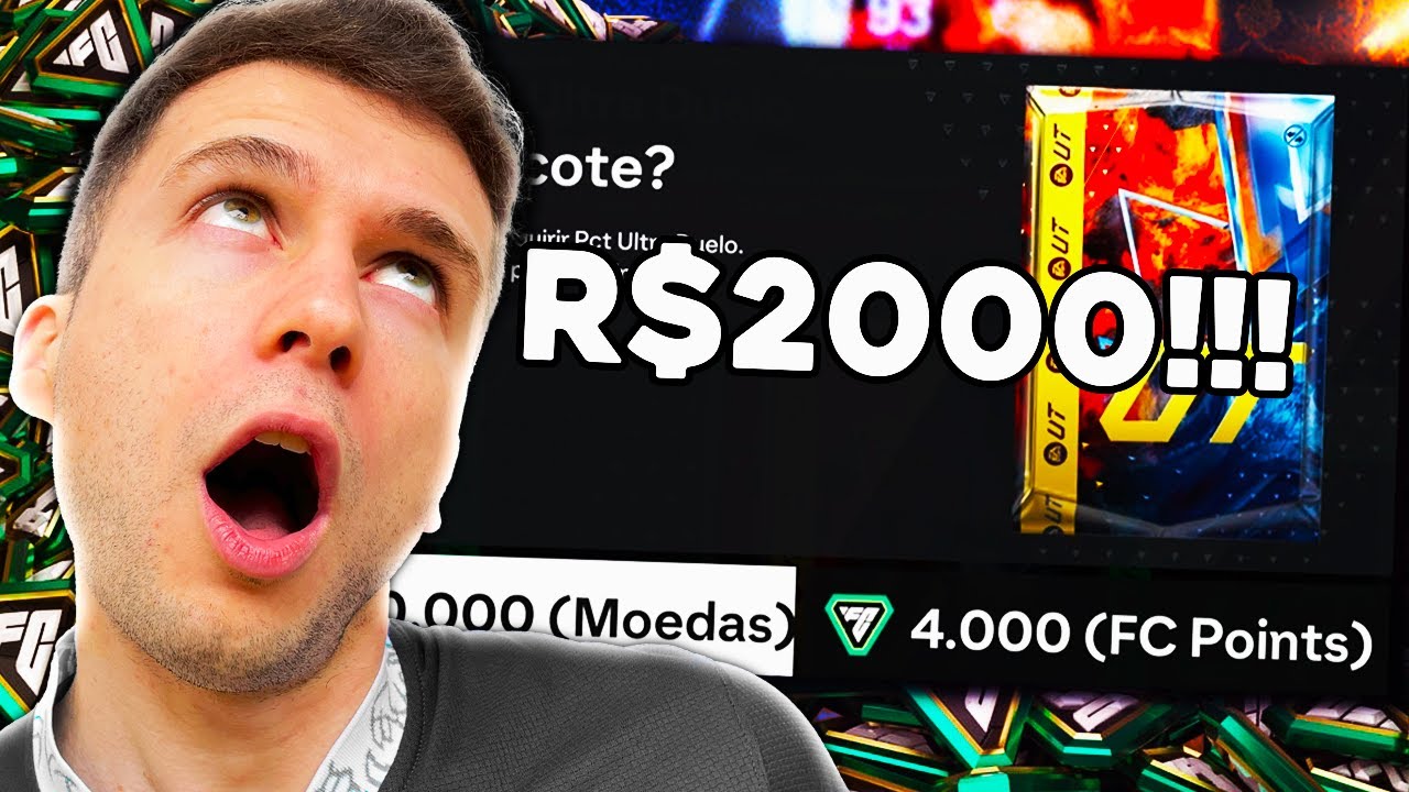 TORREI 2K DE REAIS EM PACKS DA LOJA!!! VALEU A PENA? EA FC 24 ULTIMATE TEAM