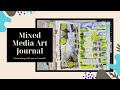 MIXED MEDIA ART JOURNAL PLAY | COME ALONG WITH ME #artjournal #mixedmediaart #creativeprocess