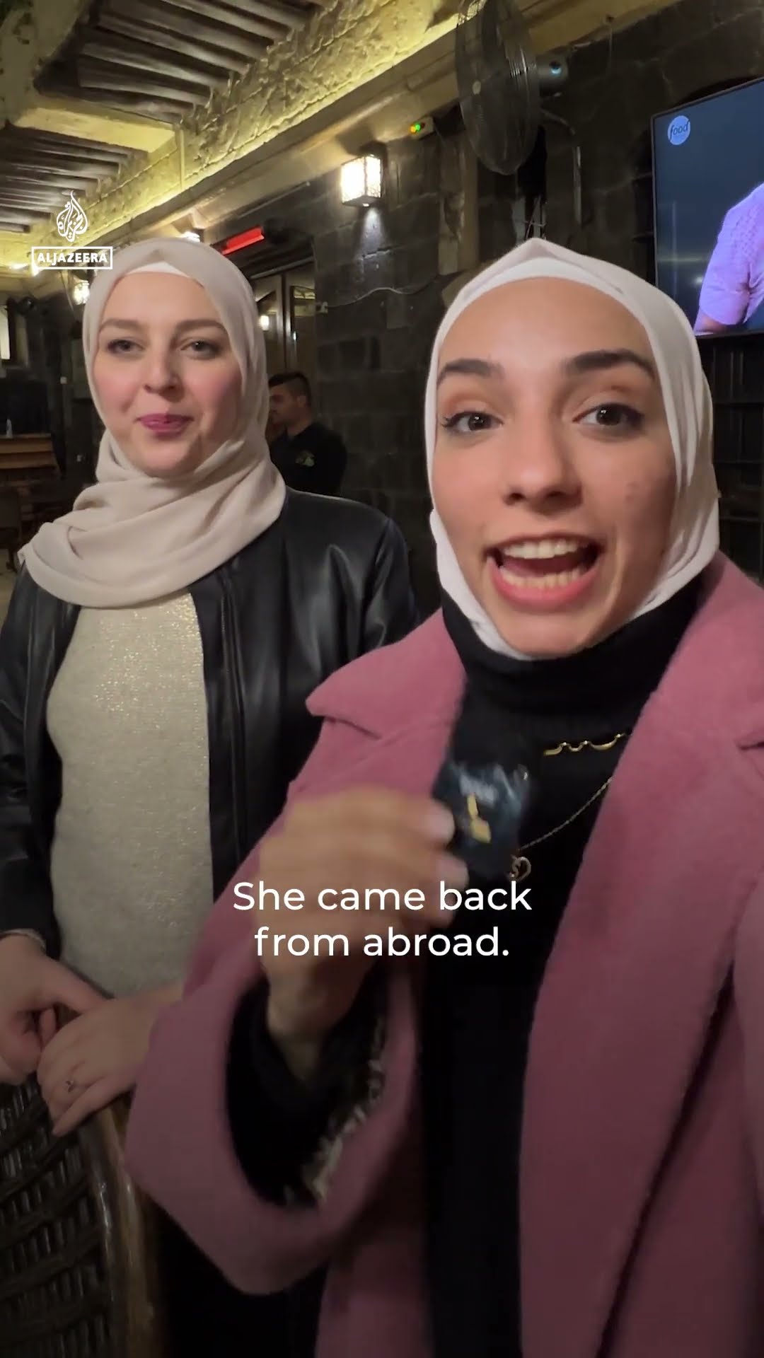 Celebrating New Year on the streets of Damascus, Sarah in Syria | AJ #shorts