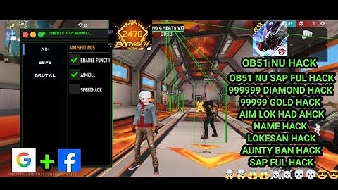 OB51 FREE FIRE MOD MENU 🔥 UNLIMITED DIAMOND HACK 🔥 FF MOD MENU APK 2025