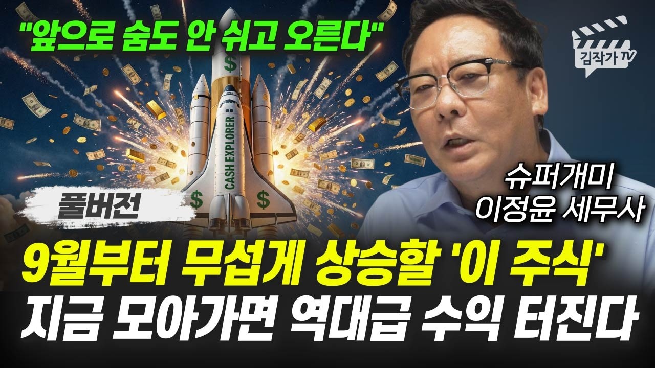 9월부터 무섭게 상승할 '이 주식', 지금 모아가면 역대급 수익 터진다 (슈퍼개미 이정윤 세무사 풀버전)