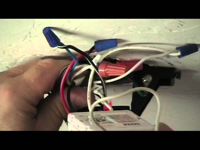 How To Convert A Ceiling Fan To Remote Control - Youtube