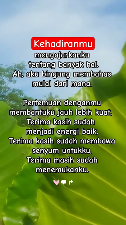 terima kasih sudah hadir dihidupku ❤️🫶 #storywa #quotes #motivasi