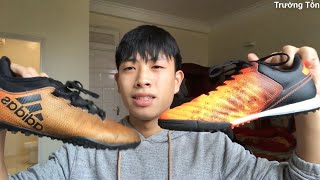 Review Giày Đá Bóng Bitis Hunter Football Và Adidas X Trường Tồn