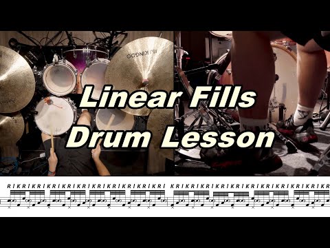 Linear Fills Drum Lesson No.8-1《唐剑波爵士鼓教程》线性solo教程