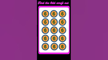 Find the Odd emoji out||Memory test challenge #shots