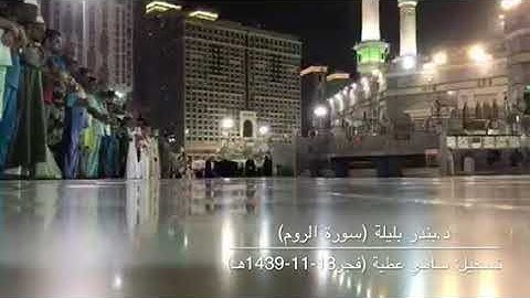 تلاوة مميزة للشيخ بندر بليلة من صلاة فجر الخميس 13-11-1439