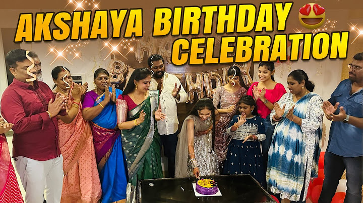🤩Akshayas 13th Birthday Celebration🥳Happy Moments🎂| Kannan💗bhagavathy