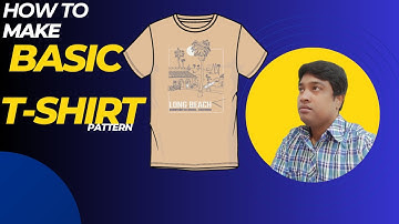 বেসিক টি-শার্টের প্যাটার্ন কিভাবে তৈরি করবেন | t shirt pattern making tutorial bangla | Winda Cad