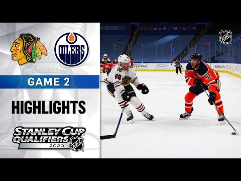 NHL Highlights | Blackhawks @ Oilers, GM2 - Aug. 3, 2020