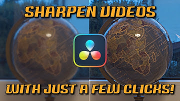How To Sharpen Videos in Davinci Resolve! | Davinci Resolve 18.6 Tutorials