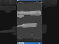 How to Model Weapon flashlight in blender