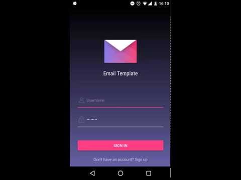 Android Template: Email Client