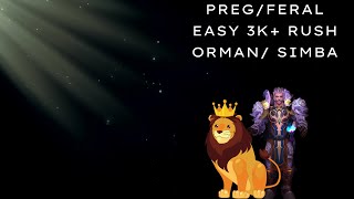 INSANE 2 x 2 arena with SIMBO🐆 feral and Orman🦍 - easy push in the most nervous comp ever😤
