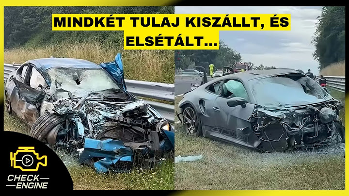 Mi történt a Nürburgringen? A BMW-Porsche baleset - Check Engine Közszolgálat