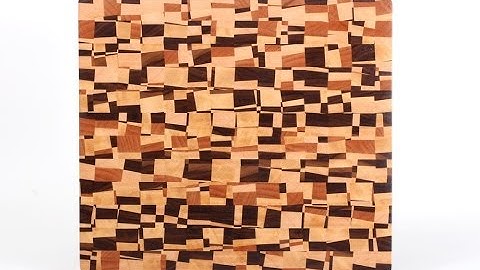 Making a chaotic pattern end grain cutting board