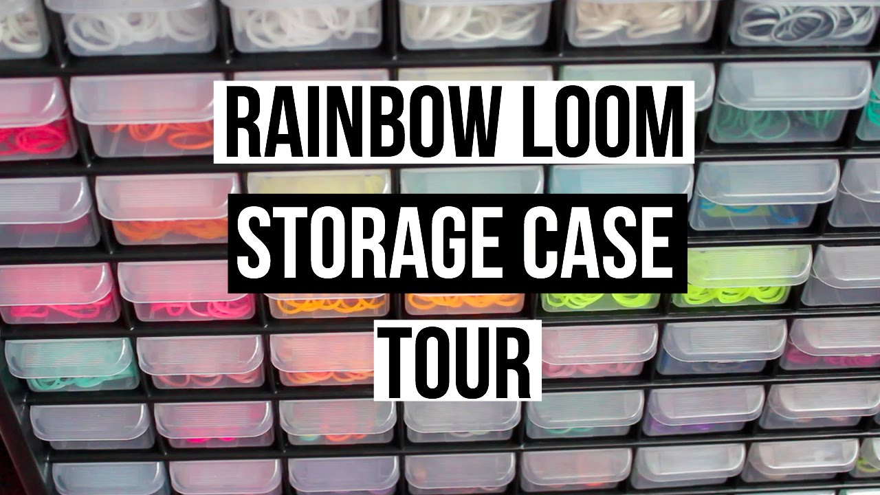 Updated Rainbow Loom Storage! 