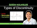 Types of Discontinuity | Removable, Jump, Asymptotic/Infinite | Basic Calculus